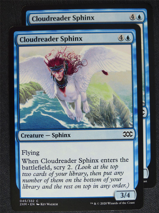 Cloudreader Sphinx x2 - Double Masters - Mtg Magic Cards #6C