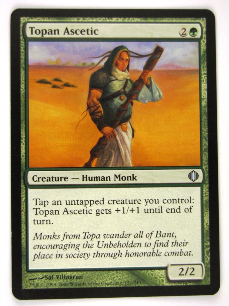 MTG Magic: The Gathering Cards: TOPAN ASCETIC: ALA