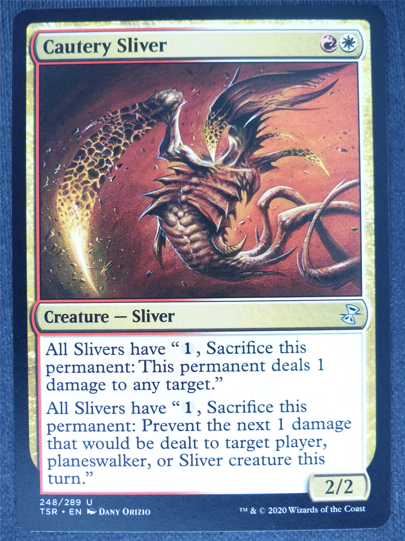 Cautery Sliver - Remastered - Mtg Magic Cards #TL