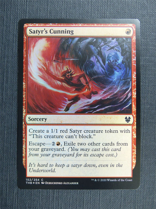 Satyr's Cunning Foil - Theros Collector Ed - Mtg Magic Cards #3MP