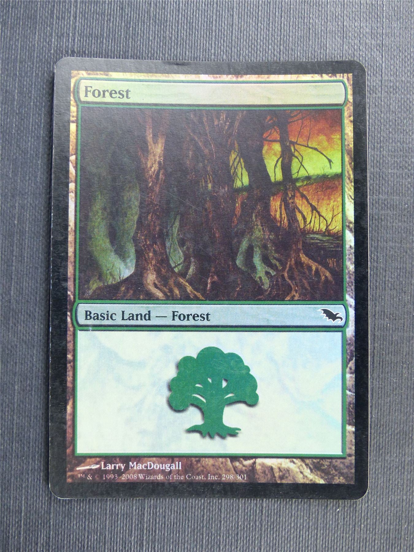 Forest 298/301 Foil - Mtg Magic Cards #52A