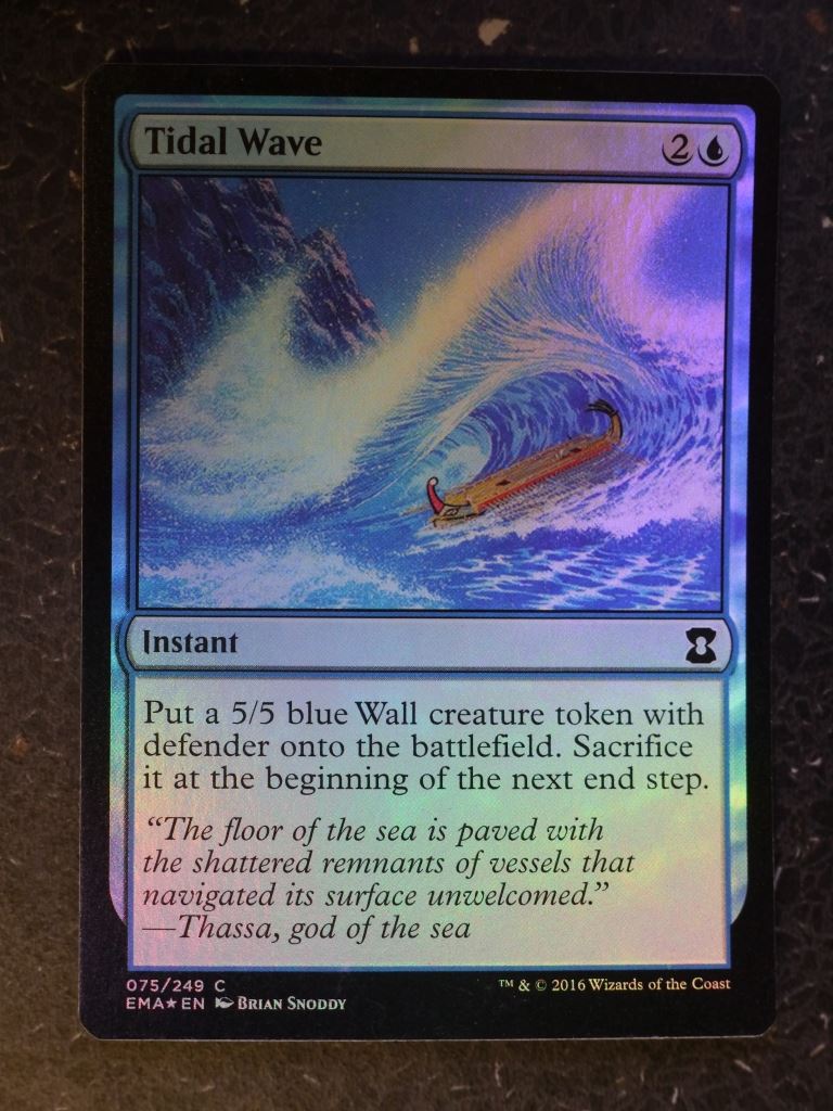 MTG Cards: TIDAL WAVE FOIL # 9H19