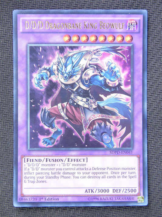 D D D Dragonbane King Beowulf SDPD - Ultra Rare - Yugioh Card #5KN