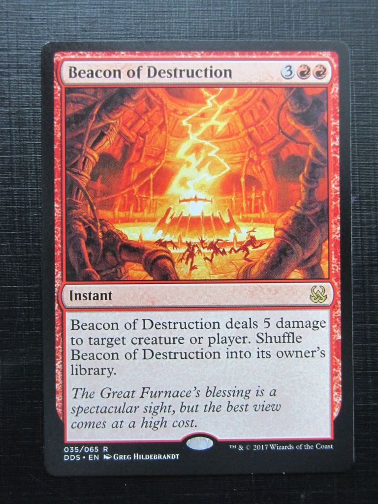 MTG Magic Cards: BEACON OF DESTRUCTION duel deck # 29H37