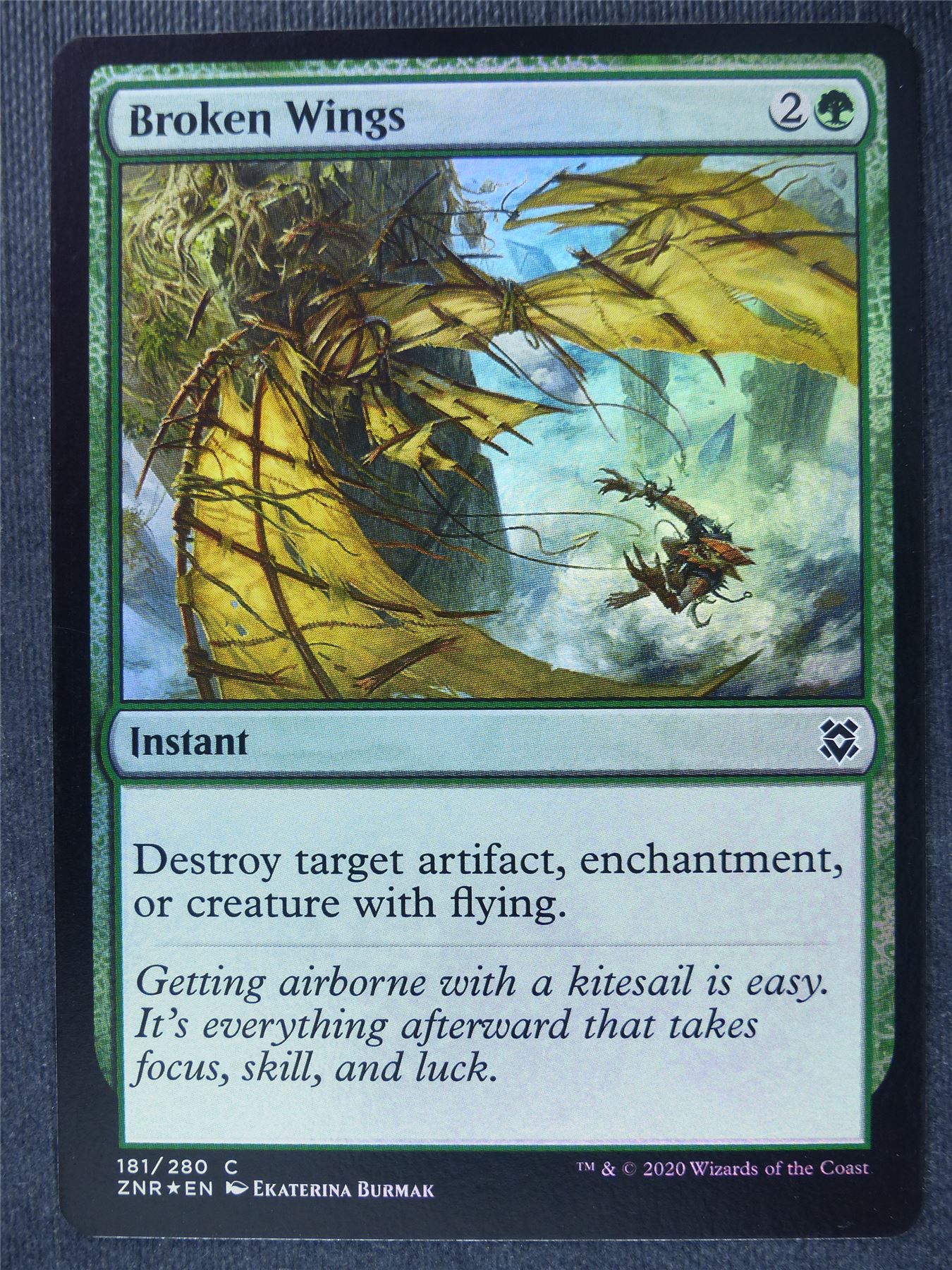 Broken Wings Foil - Mtg Magic Cards #1UE