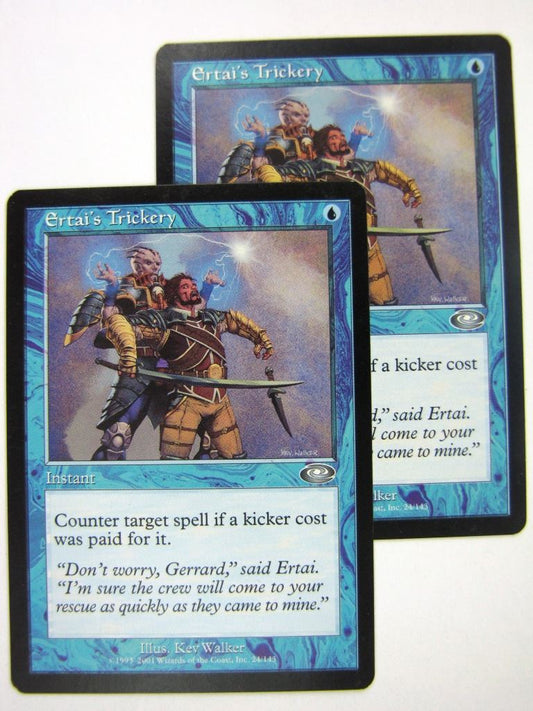 MTG Magic Cards: ERTAI'S TRICKERY x2 # 8F92