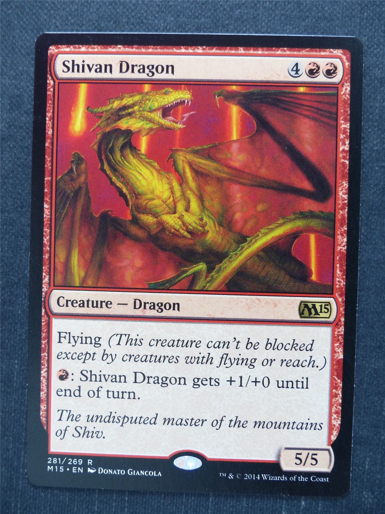 Shivan Dragon - Mtg Magic Cards #S1