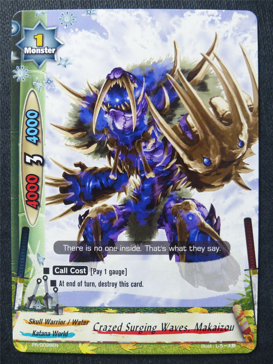 Crazed Surging Waves Makaizou Promo - Buddyfight Cards #L1