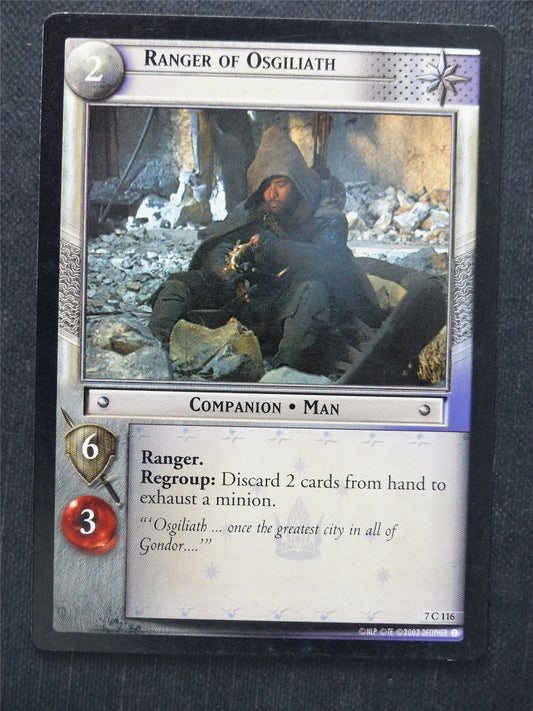 Ranger of Osgiliath 7 C 116 - LotR Cards #P3