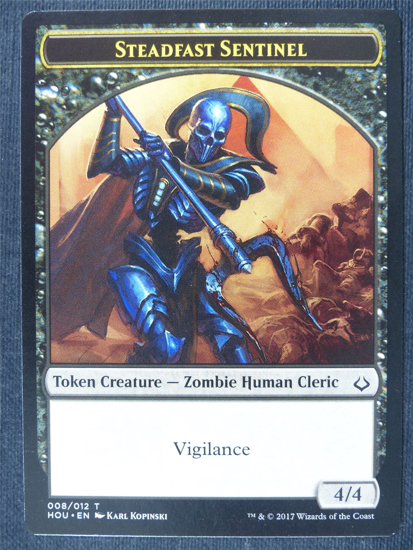 Cat / Steadfast Sentinel Token - Mtg Magic Cards #3AH