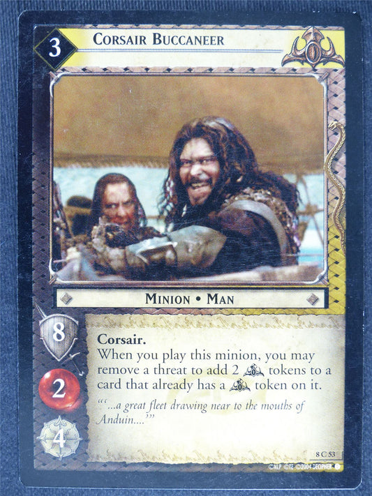 Corsair Buccaneer 8 C 53 - played - LotR Cards #GA