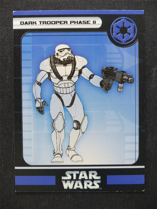 Dark Trooper Phase II 48/60 - Star Wars Miniatures Spare Cards #9A