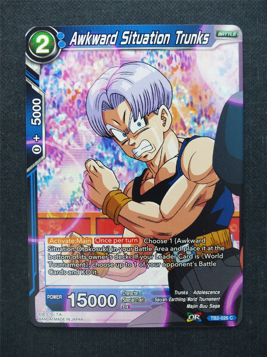 Awkard Situation Trunks - Dragon Ball Super Cards #8X