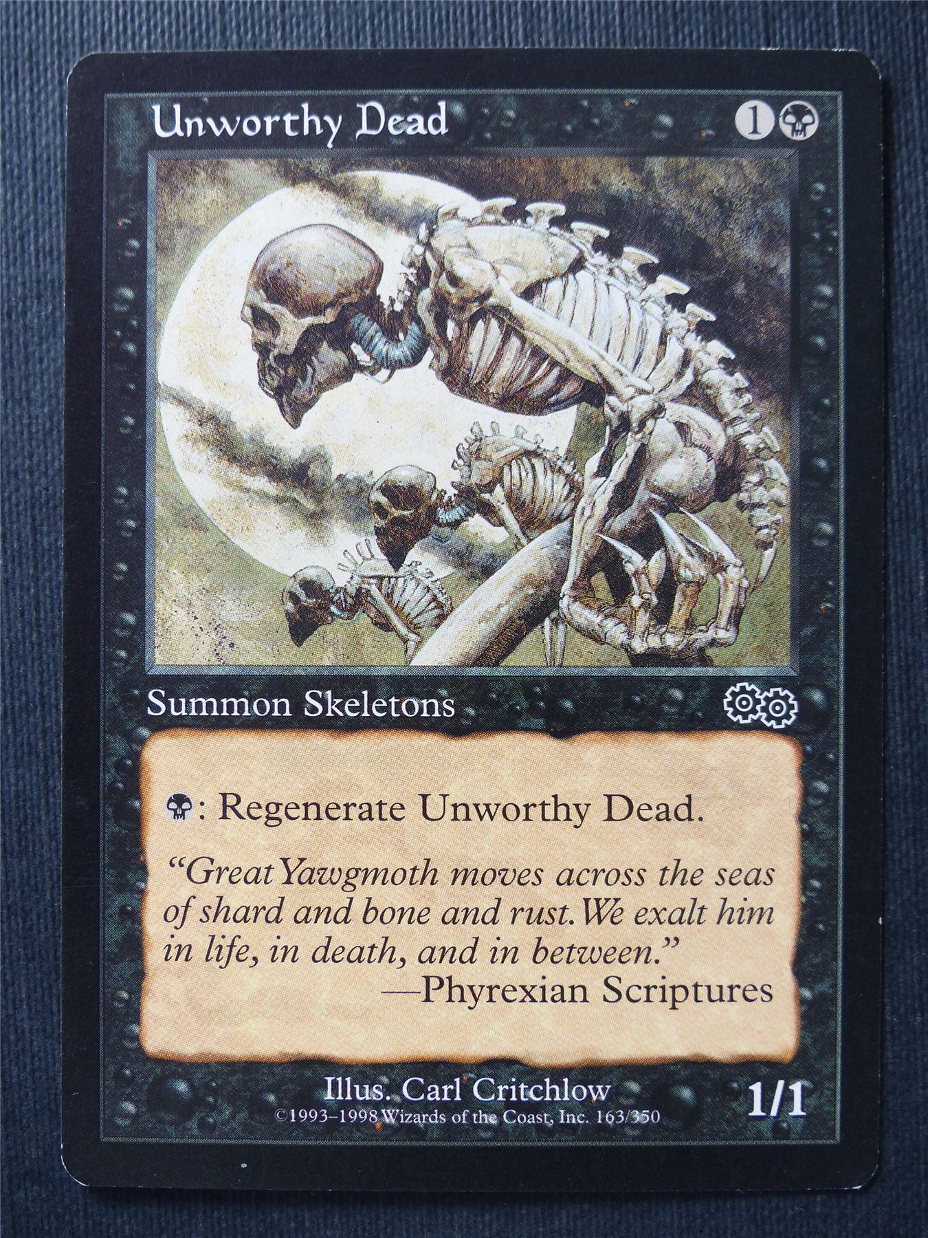 Unworthy Dead Urza's Saga - Mtg Magic Cards #1FH