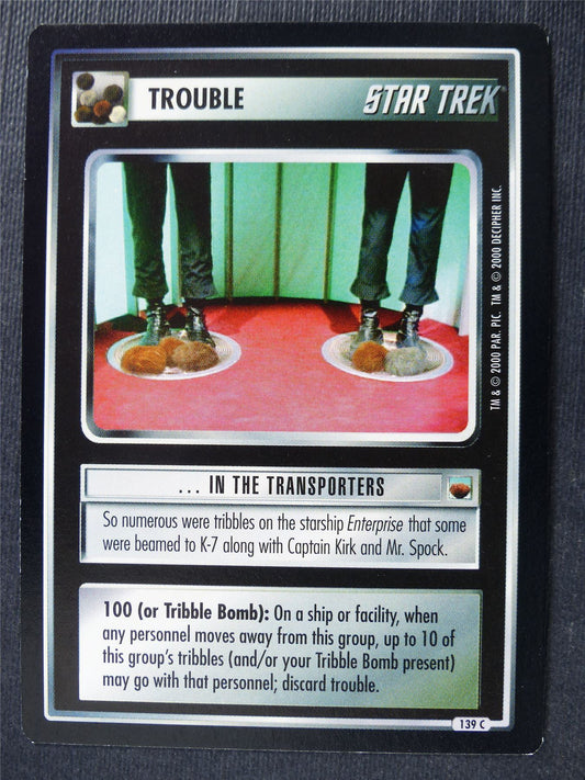 Trouble in the Transporters - Star Trek Card #4TR