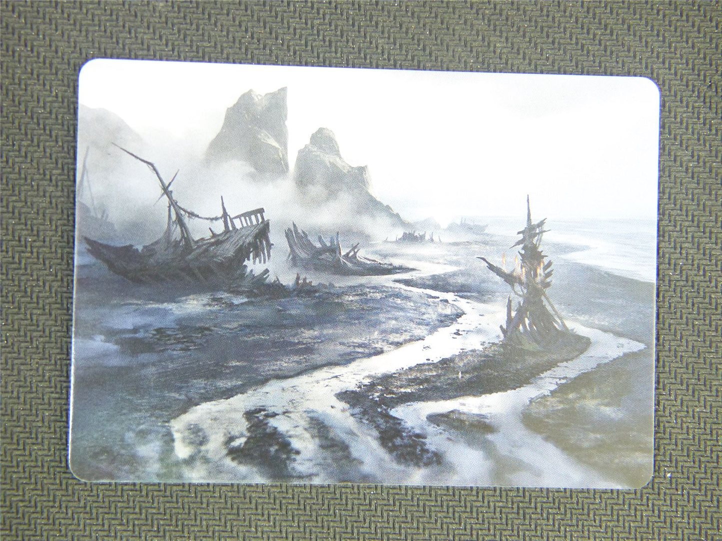 Shipwreck Marsh Art Card 75 - Innistrad Midnight Hunt Art Series - Mtg Card #3EC