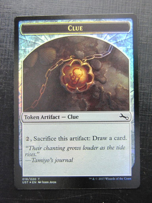 Clue - Unstable Foil Token - Mtg Card # 5H36