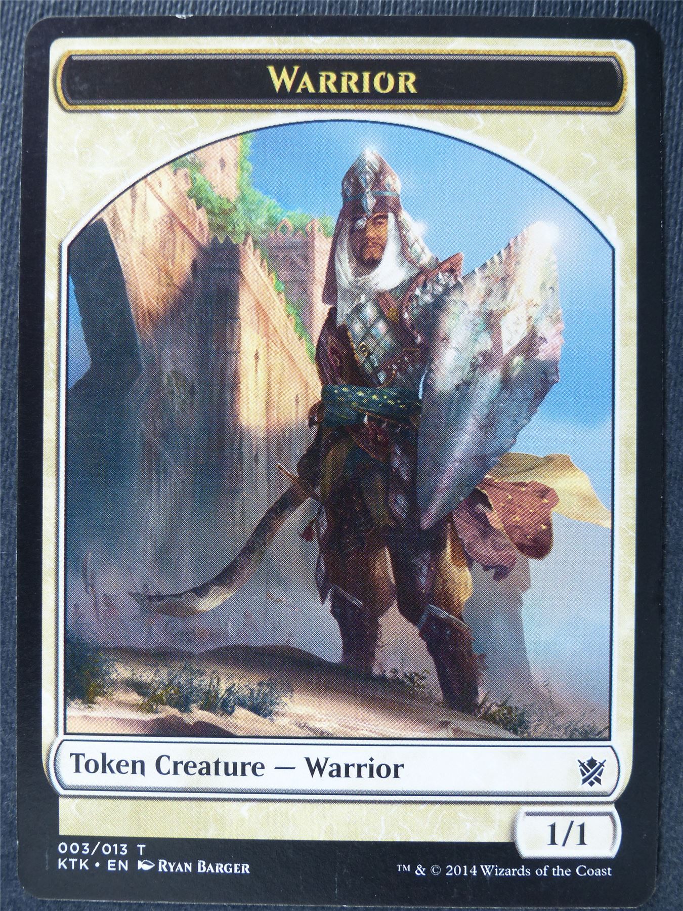 Warrior Token - Mtg Card #3RV