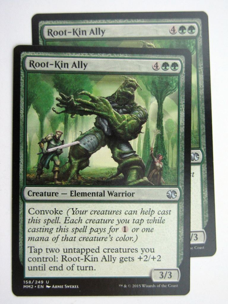 MTG MODERN MASTERS TWO: ROOT-KIN ALLY x2 # 28A80