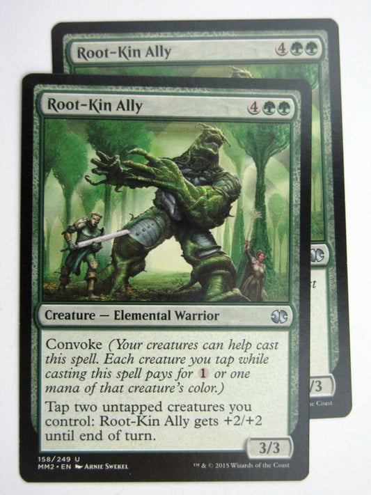 MTG MODERN MASTERS TWO: ROOT-KIN ALLY x2 # 28A80