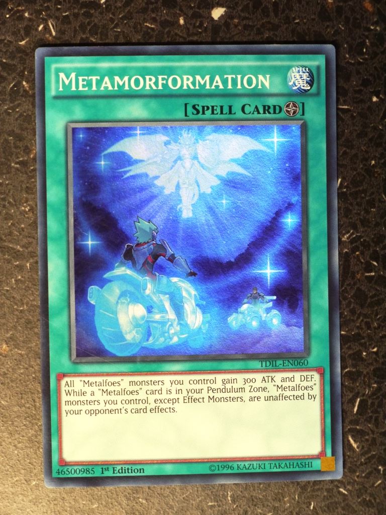 Yugioh Cards: METAMORFORMATION TDIL SUPER  RARE # 8I4