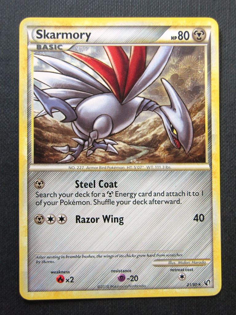 Skarmory 21/90 - Pokemon Cards #2A3