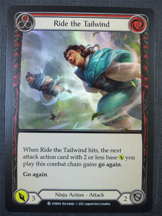 Ride the Tailwind Red Foil - 1st ed Everfest - Flesh & Blood Card #6J0