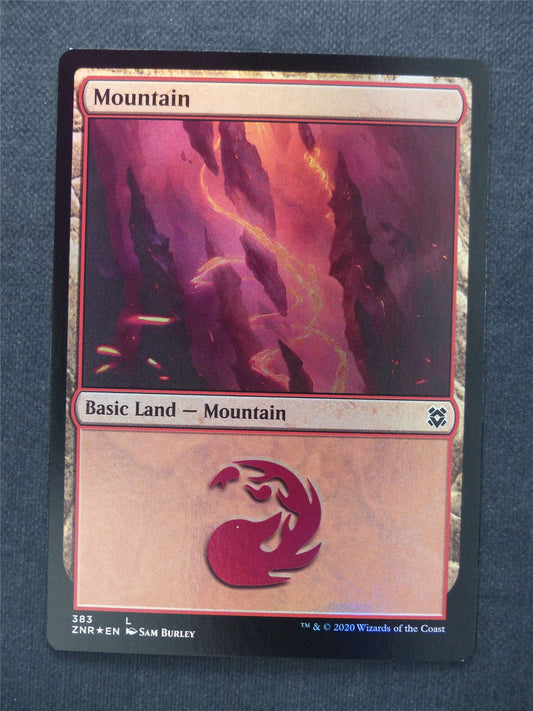 Mountain 383 Foil - Mtg Magic Cards #4T