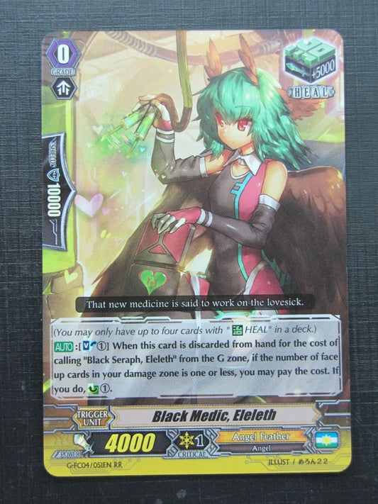 Vanguard Cards: BLACK MEDIC ELELETH G-FC04 RR # 1G88