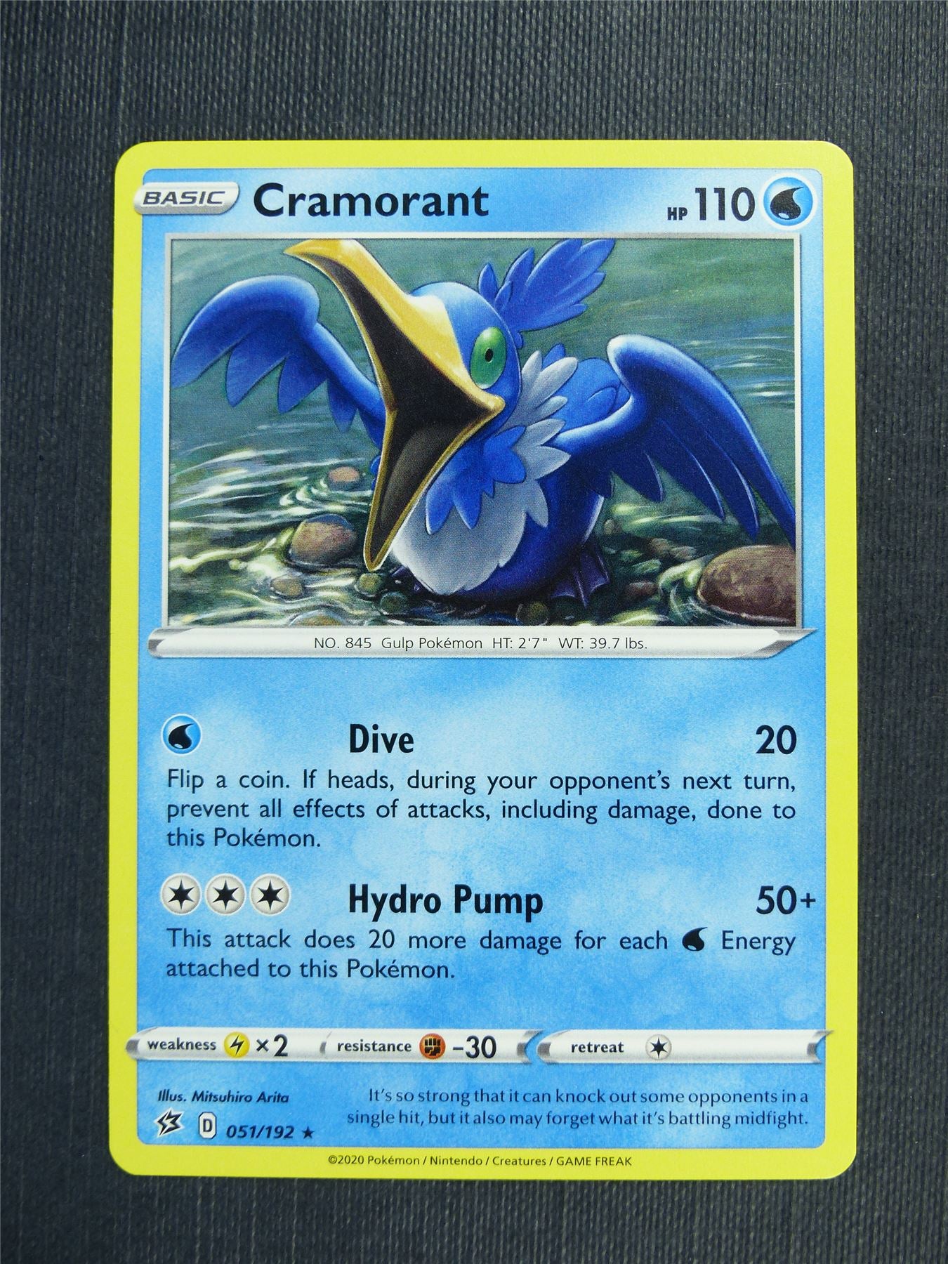 Cramorant 051/192  - RCL - Pokemon Card #3H2