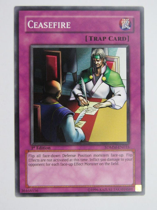 Yugioh Cards: CEASEFIRE SDMM # 28E8