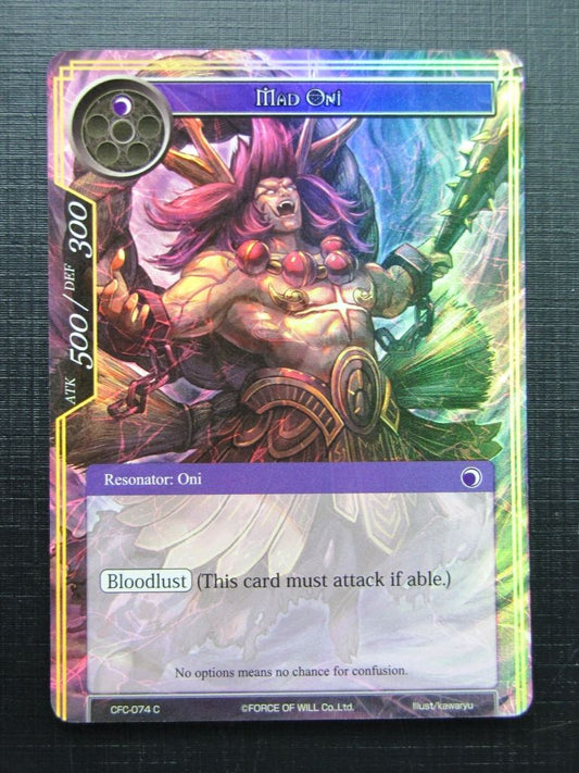 Force of Will Cards: MAD ONI FOIL # 18F69