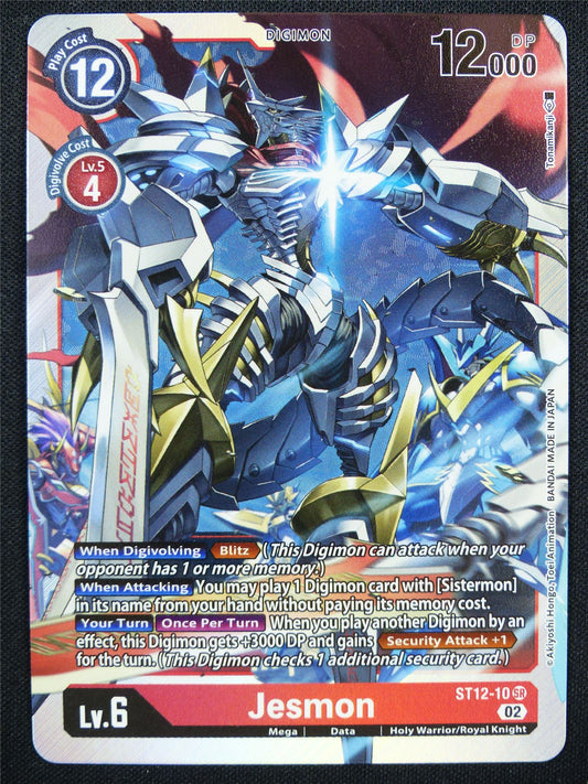 Jesmon ST12-10 SR - Digimon Card #194