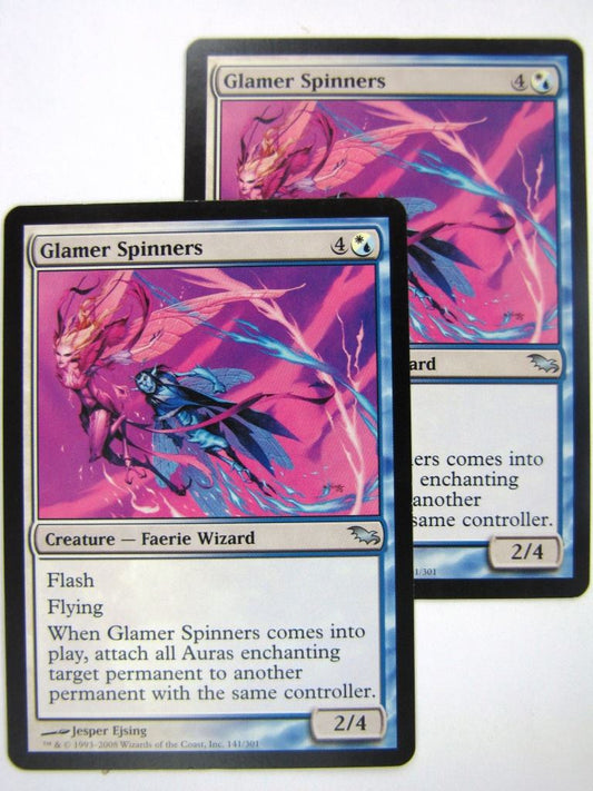 MTG Magic Cards: GLAMER SPINNERS x2 # 8F61