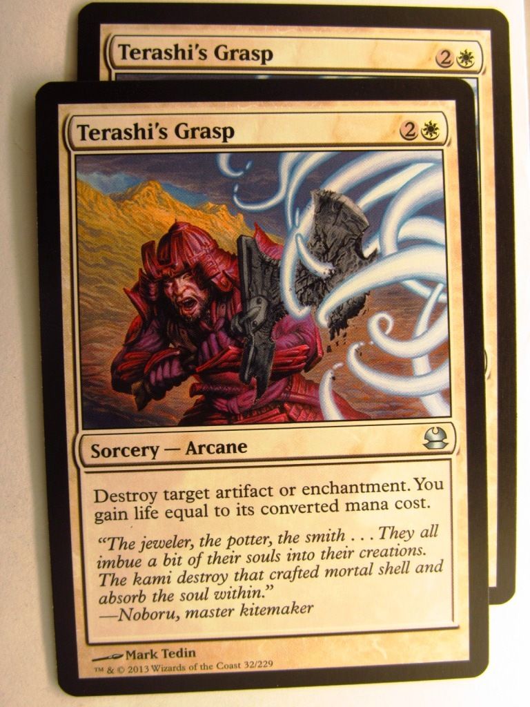 MTG magic the gathering CCG: TERASHI'S GRASP x2: MODERN MASTERS