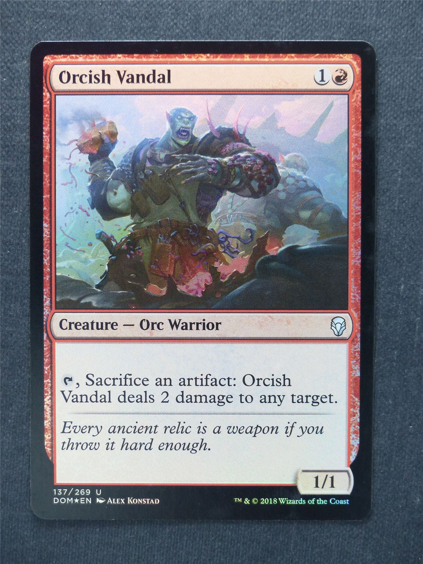 Orcish Vandal Foil - Mtg Magic Cards #QV