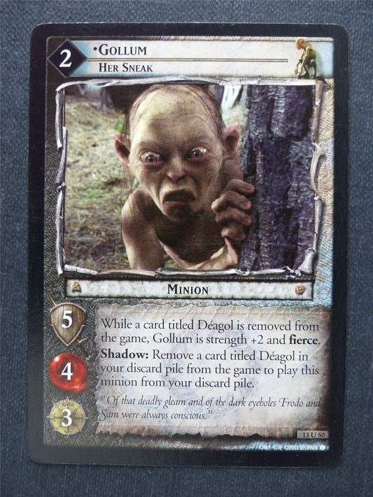 Gollum 13 U 50 - LotR Cards #KA