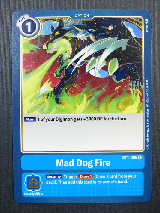 Mad Dog Fire BT1 R - Digimon Card #44R