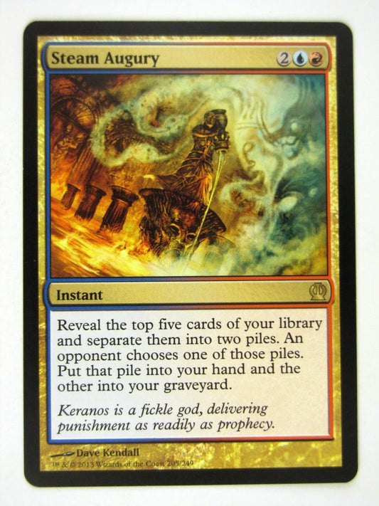 MTG played Cards: STEAM AUGURY # 13I92