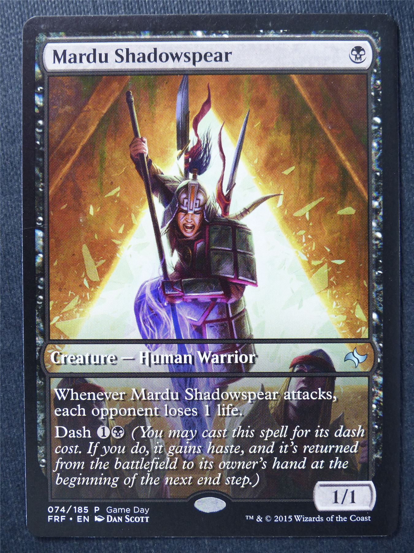 Mardu Shadowspear Promo Full Art - Mtg Magic Cards #MI