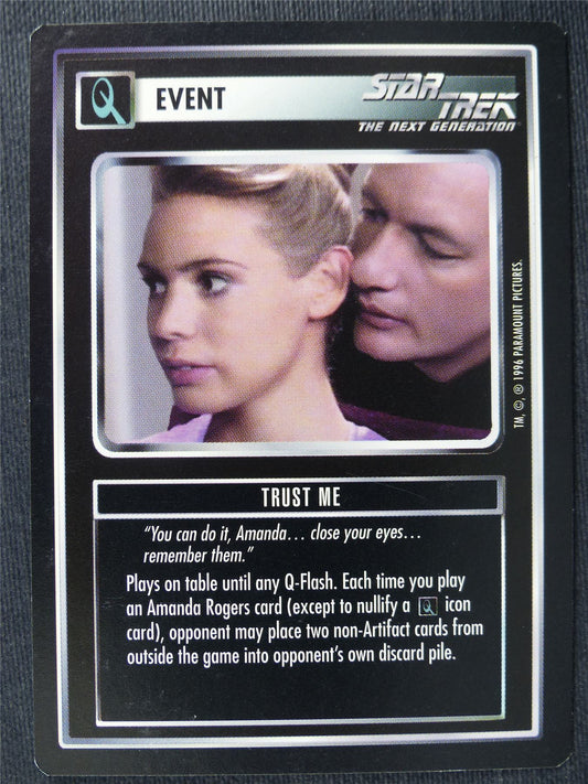 Trust Me - NG - Star Trek Cards #YX