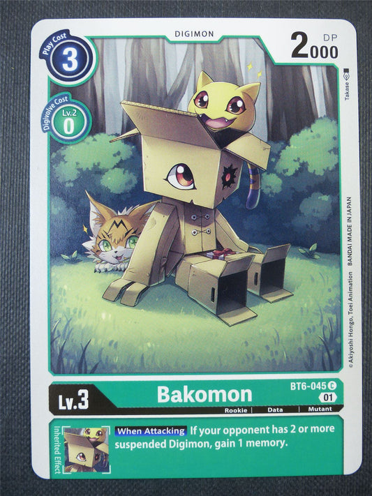 Bakomon BT6-045 C - Digimon Card #60J