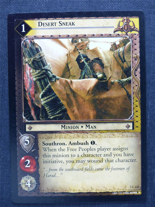 Desert Sneak 7 C 135 - LotR Cards #KW