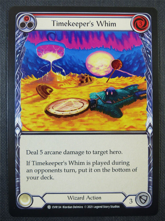 Timekeeper's Whim Red - 1st ed Everfest - Flesh & Blood Card #6CV