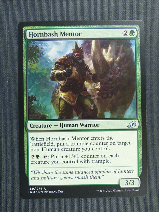 Hornbash Mentor - IKO Mtg Card