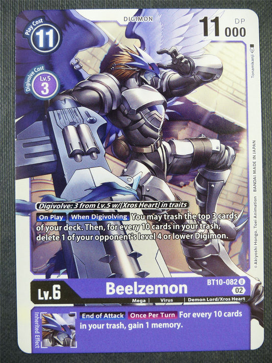 Beelzemon BT10-082 U - Xros Encounter - Digimon Card #98G