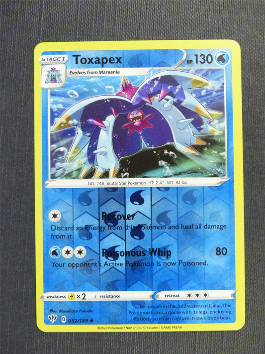 Toxapex 052/189  Reverse Holo - DAA - Pokemon Card #3CS