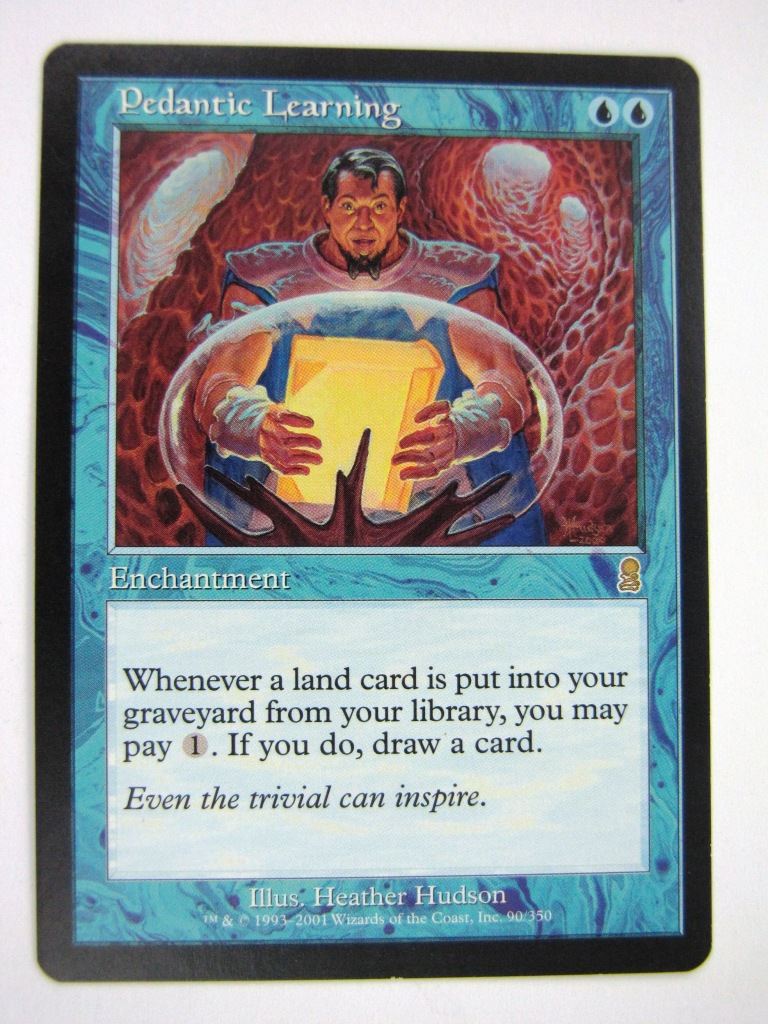 MTG Magic Played Cards: PEDANTIC LEARNING # 7C82