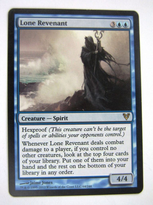 MTG Magic Played Cards: LONE REVENANT # 7D13