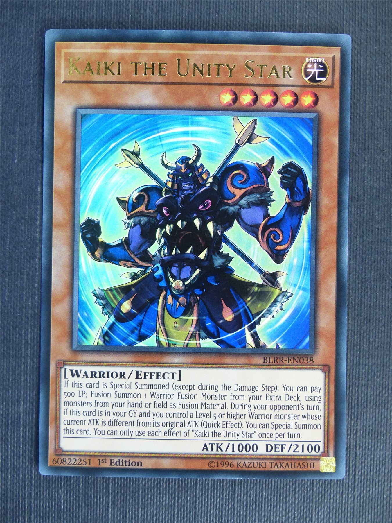 Kaiki the Unity Star BLRR Ultra Rare - 1st ed - Yugioh Cards #13E